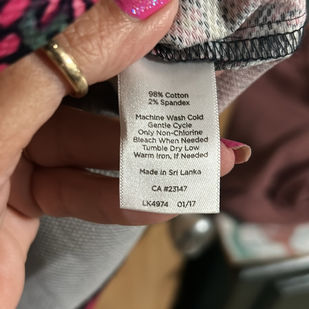 NWT Talbots Pink and Black Floral Mini Dress - Picture 4 of 6